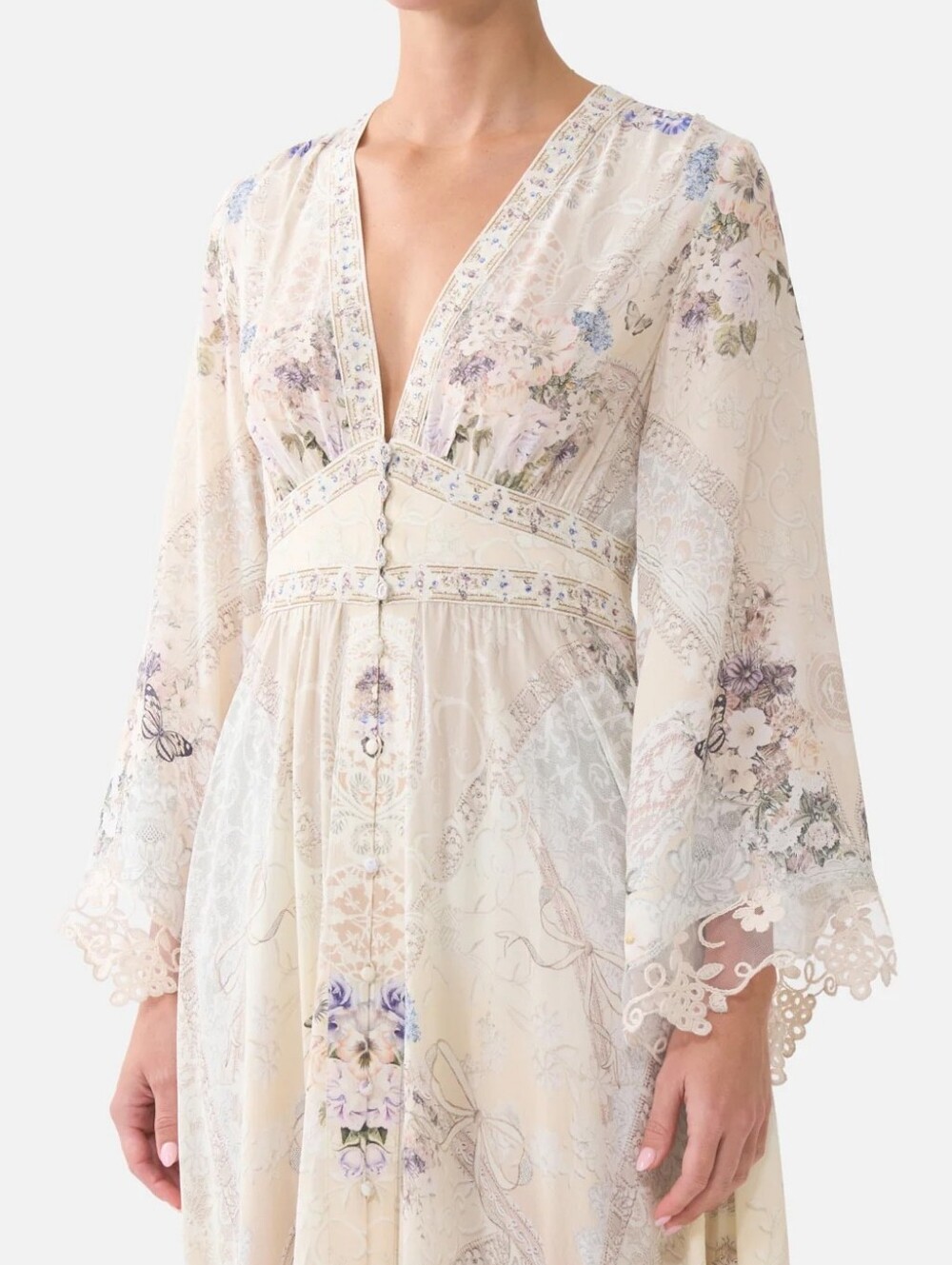 Camilla Laced With Love Kimono-Sleeve Maxi Dress - Picture 4 of 16